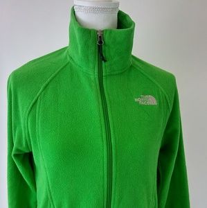 Green Fleece North Face Sweater
